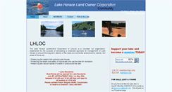 Desktop Screenshot of lakehorace.com